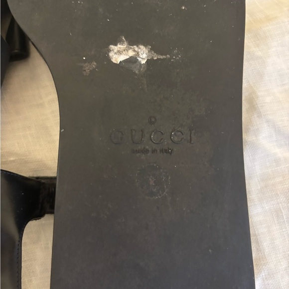 Vintage Gucci black rubber sandals Women’s 9.5 - Picture 7 of 11